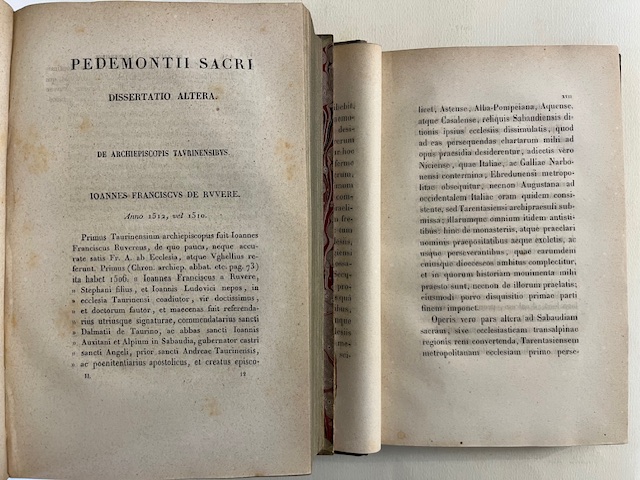 Pedemontium sacrum. Josephi Francisci Meyranesii... edidit atque illustrationibus et documentis auxit eques Antonius Bosio. Volumen primum (-secundum)